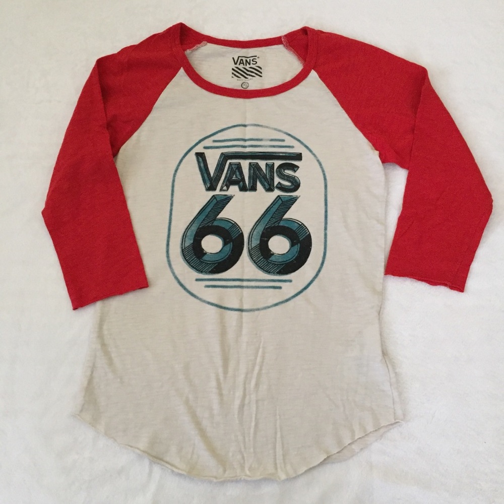 Vans baseball tee size xs